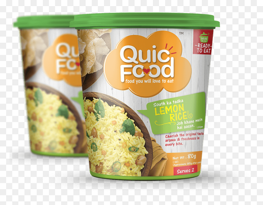 Ready To Eat Lemon-rice, Ready To Eat Food, Vinayak - Gujarati Dal Ready To Eat, HD Png Download - tiffin box png