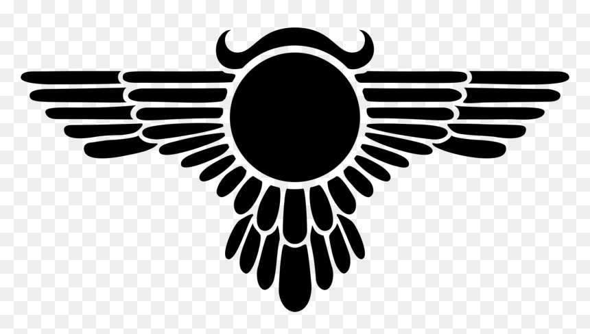 Winged Sun Symbol Logo Art - Symbol Winged Sun, HD Png Download - aguila png