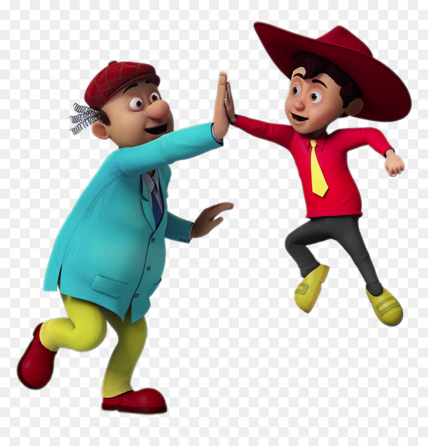 Chacha And Bhatija High Five - Bure Kaam Bura Natija Kyun Bhai Chacha Haan Bhatija, HD Png Download - high five png