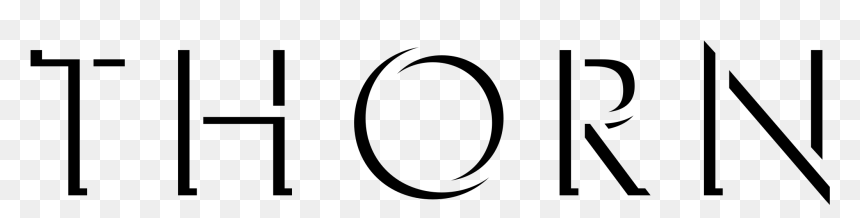 Black-and-white, HD Png Download - thorn png