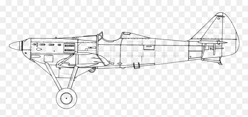 Airplane, HD Png Download - blueprint png