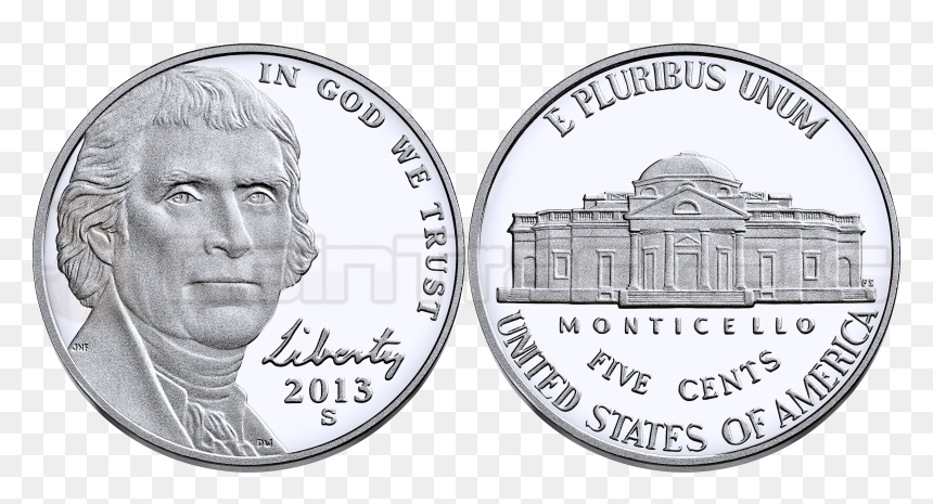E Pluribus Unum In Cod We Trust, HD Png Download - nickel png