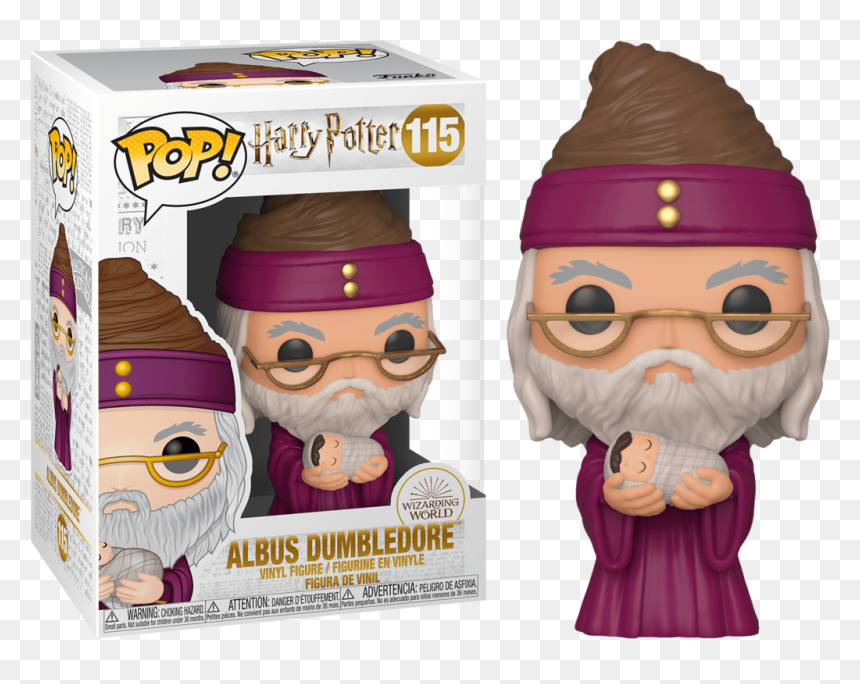 Dumbledore With Baby Harry Funko, HD Png Download - dumbledore png