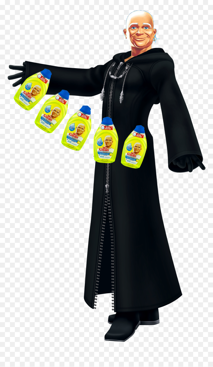 Media[media] Cursed Edit Of Luxord - Organization 13 Luxord, HD Png Download - mr clean png