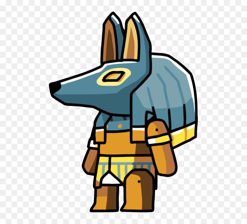 Anubis Scribblenauts Wiki Fandom - Scribblenauts Anubis, HD Png Download - anubis png