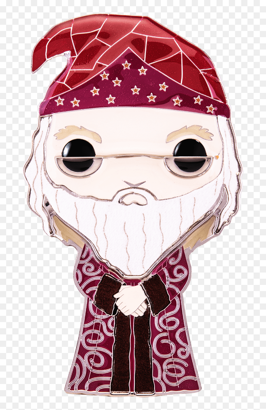 Funko Pop Pins Harry Potter Large Enamel Pop Pin, HD Png Download - dumbledore png