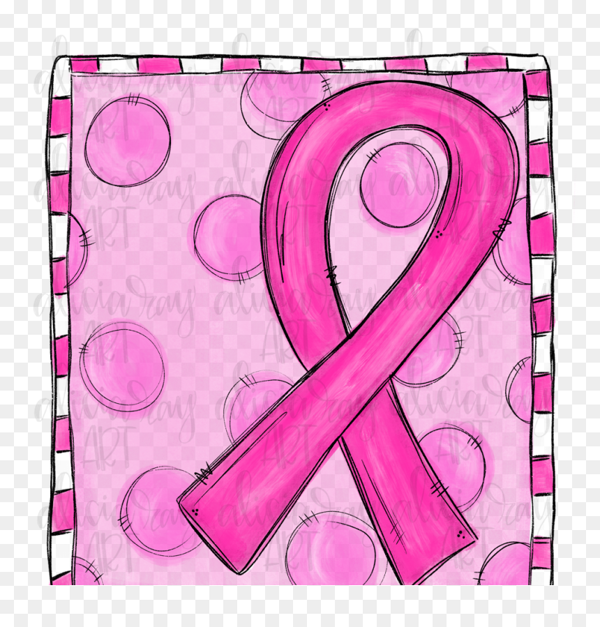 Breast Cancer Ribbon Sublimation Png Digital Download - Breast Cancer Ribbon Faith Over Fear, Transparent Png - breast cancer png
