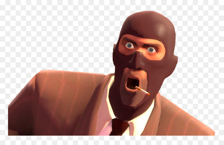 Gav Boat Is Mlg Banner Stock - Team Fortress Spy Face, HD Png Download - spy png