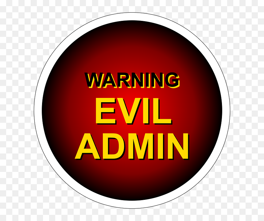Red, Black, Internet, Warning, Notice, Evil, Alert - Evil Admin, HD Png Download - alert png