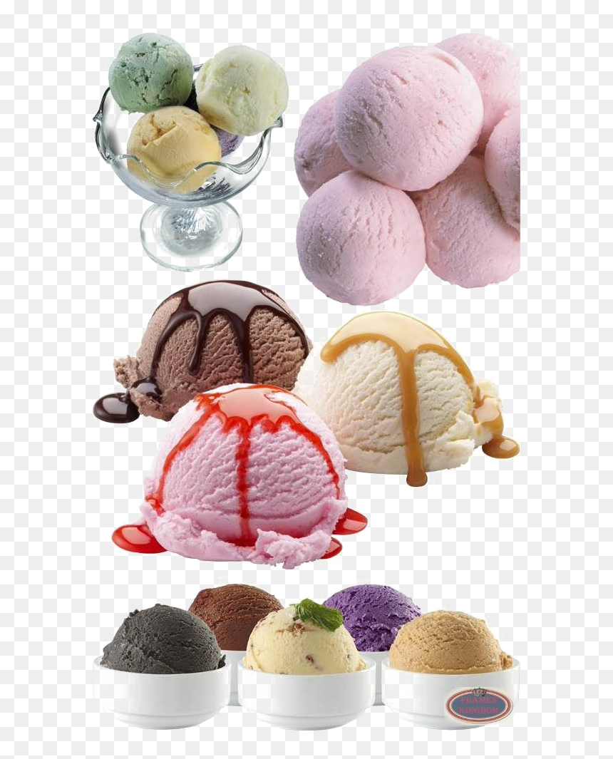 Ice Cream Balls Photos Free Download Png Hd - Scoop Ice Cream Png, Transparent Png - ice cream emoji png