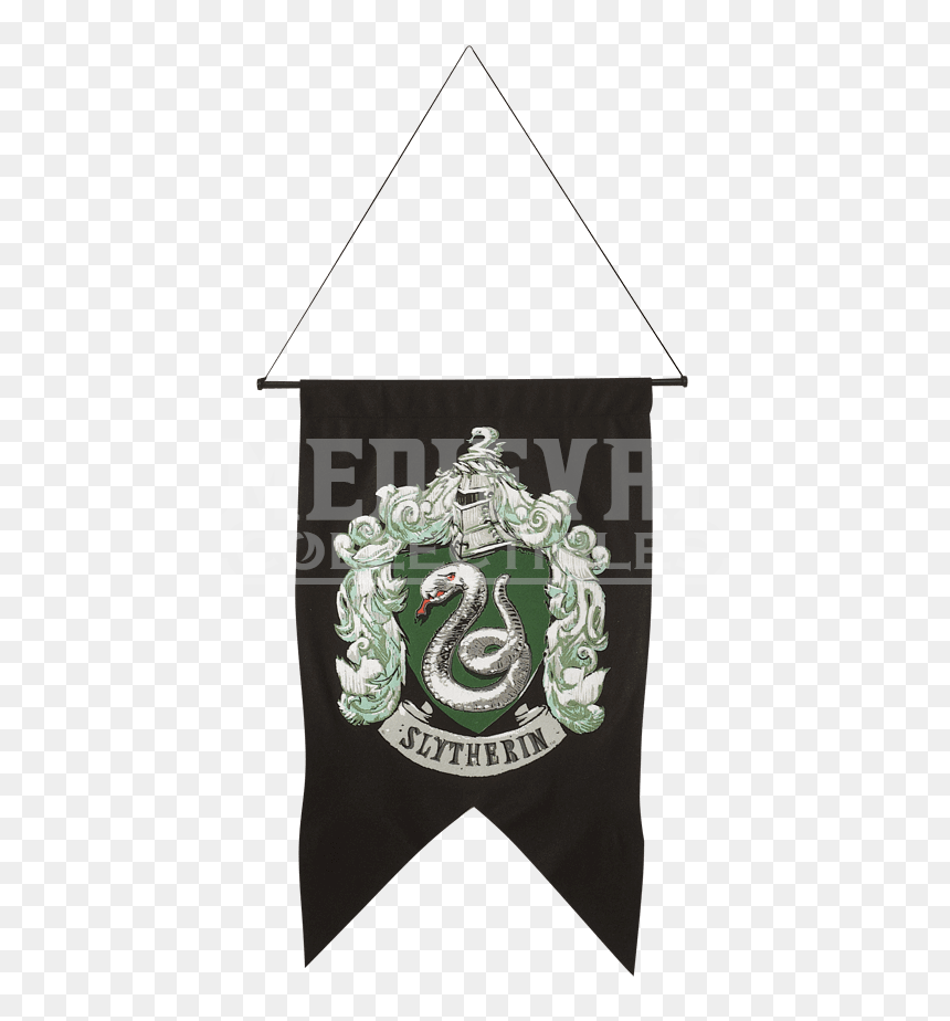 Slytherin Printed Wall Banner - Slytherin Banner, HD Png Download - slytherin png