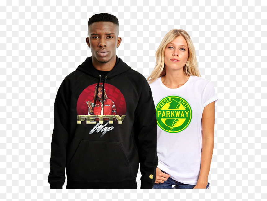 Man2 - Hoodie, HD Png Download - fetty wap png