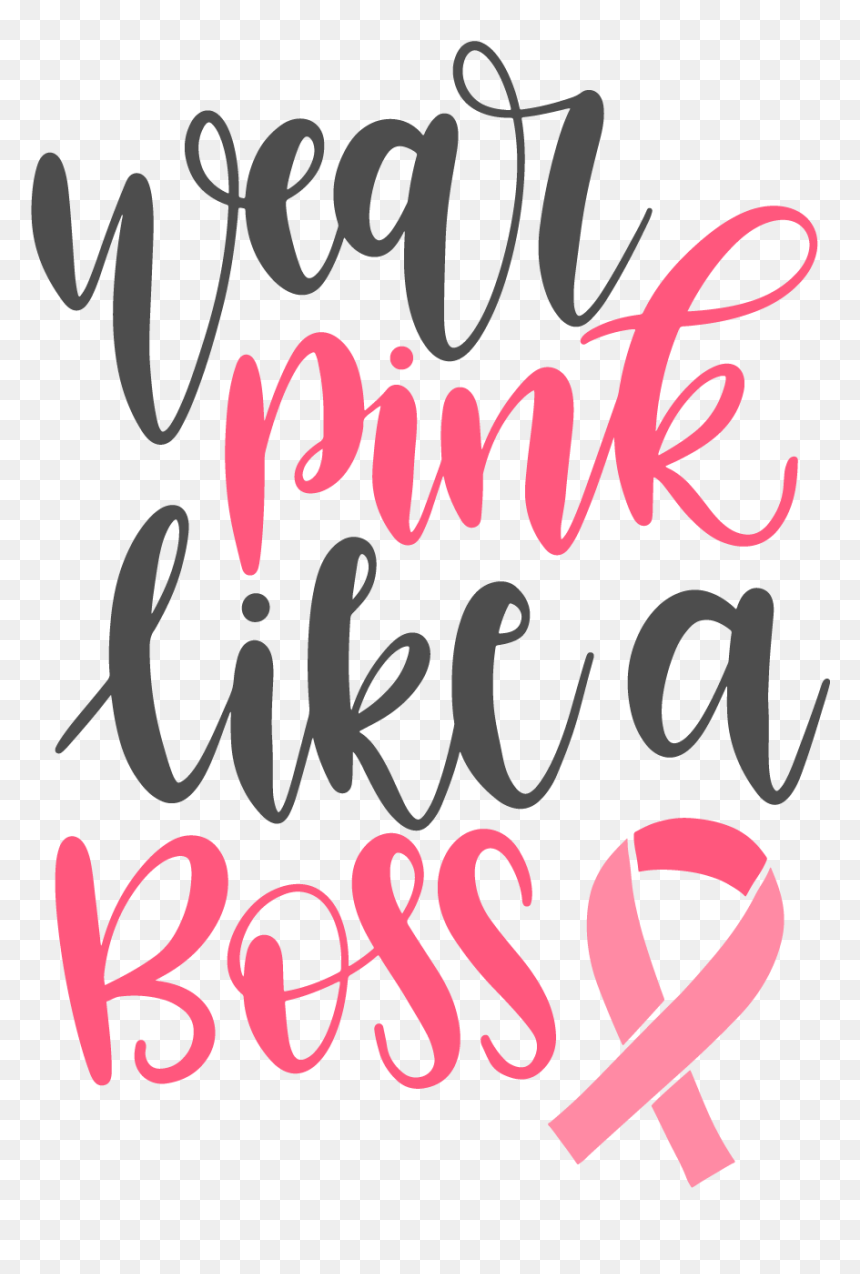 Calligraphy, HD Png Download - breast cancer png