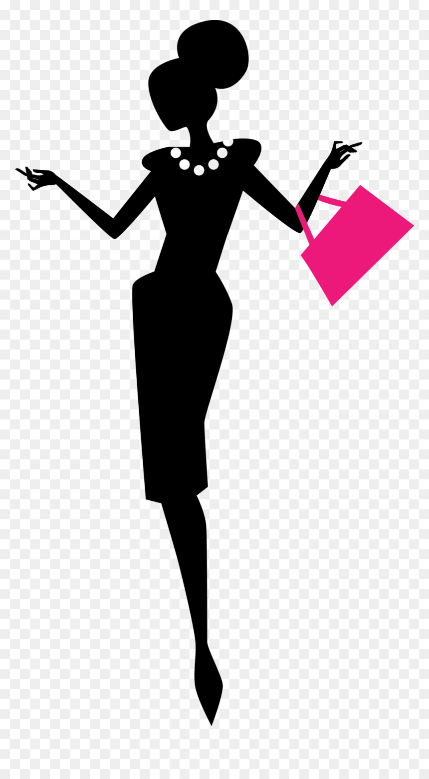 - Act Like A Lady, Think Like A Man - Fashion Woman Silhouette Png, Transparent Png - think png
