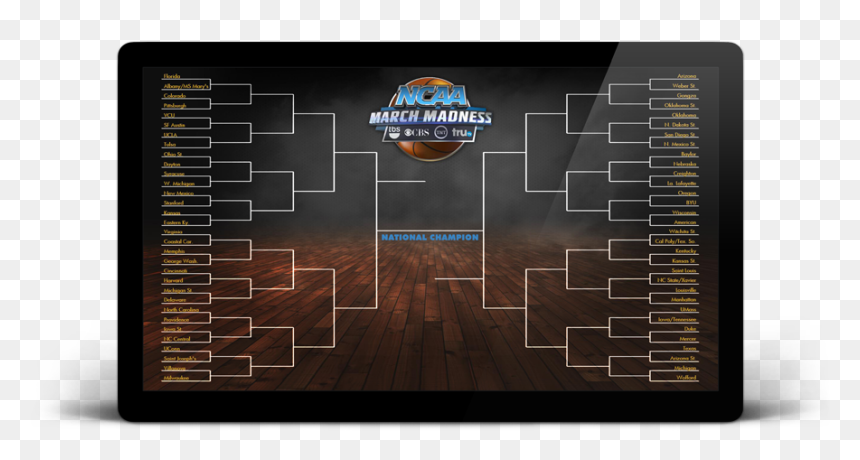 March Madness Bracket Layout - March Madness Logo 2011, HD Png Download - march madness png