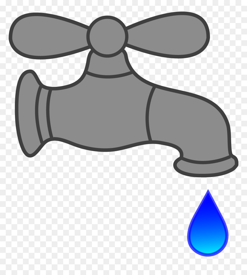 Clipart Of Valve, Water And Boob - Water Taps Png Cartoon, Transparent Png - boob png