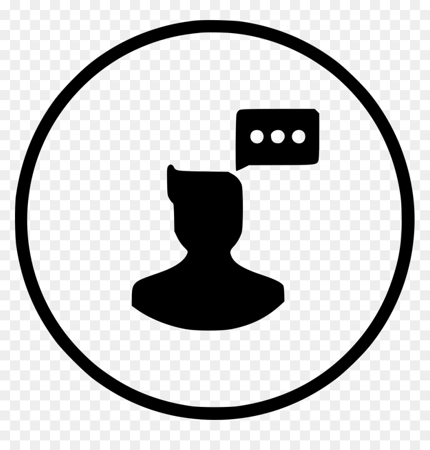 Man Chat Communication Male Think - Ad Villaviciosa De Odon, HD Png Download - think png
