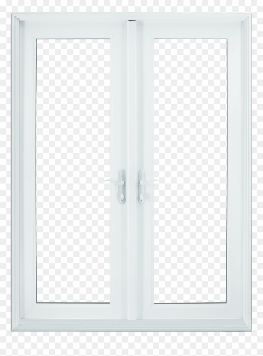 Clear Glass Double Doors Clipart Window Sliding Glass - Home Door, HD Png Download - glass door png