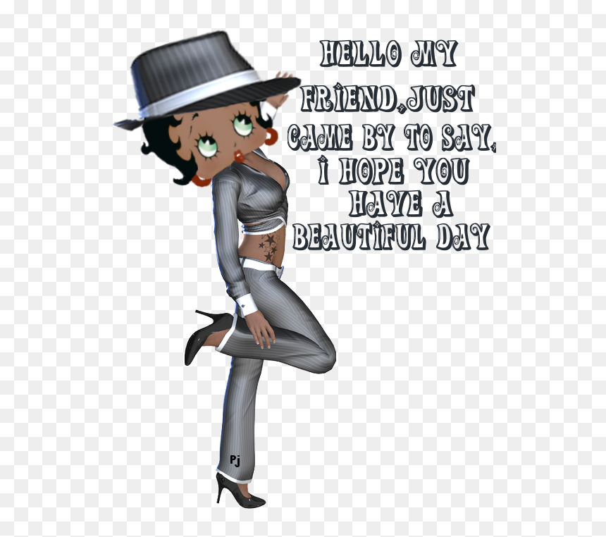 Betty Boop, Have A Beautiful Day - Betty Boop, HD Png Download - betty boop png