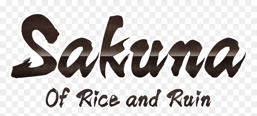 Sakuna Of Rice And Ruin Png , Png Download - Calligraphy, Transparent Png - e3 png