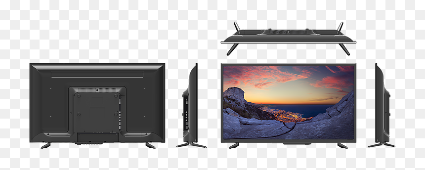 32k600 椭圆底座 - Led-backlit Lcd Display, HD Png Download - tv static png