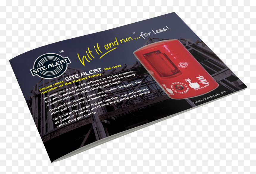 Howler Sitealert Bochure - Feature Phone, HD Png Download - alert png