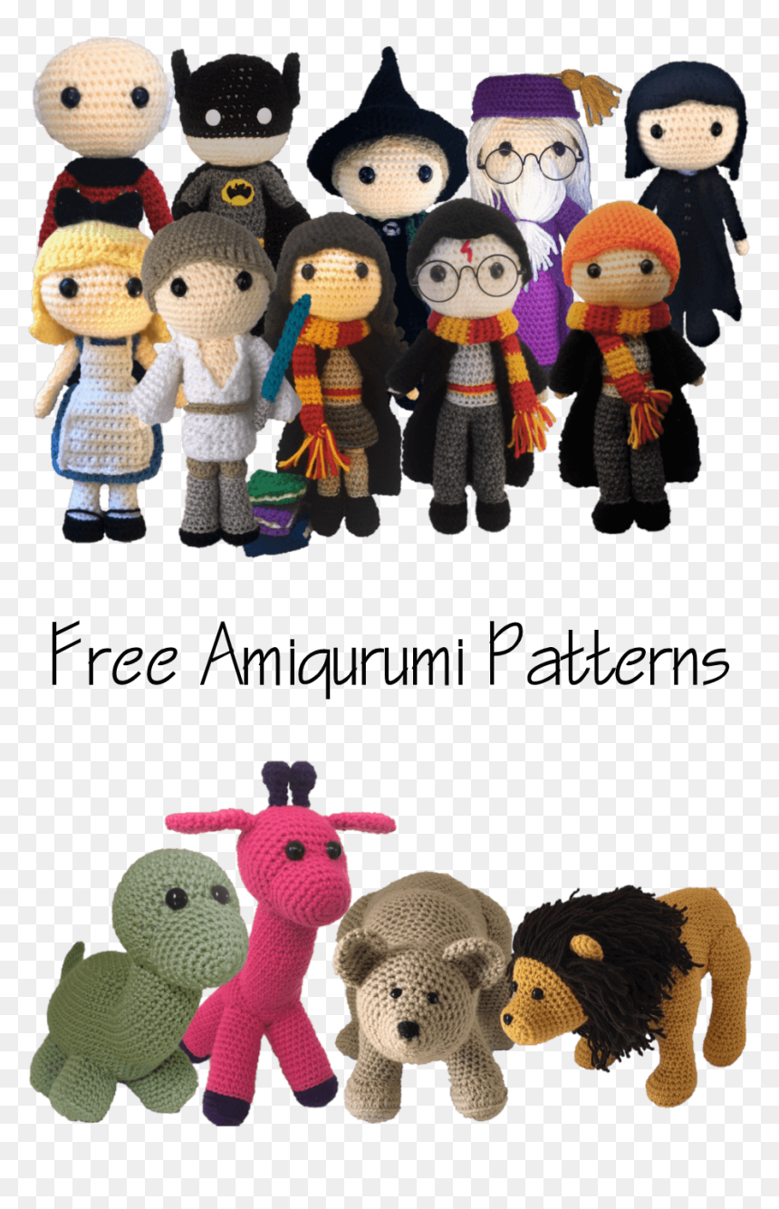 Free Amigurumi Patterns Harry Potter Star Trek Batman - Amigurumi Harry Potter, HD Png Download - dumbledore png