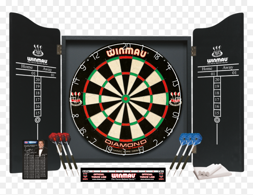 Transparent Dart Board Png - Winmau Professional Darts Set, Png Download - dart png