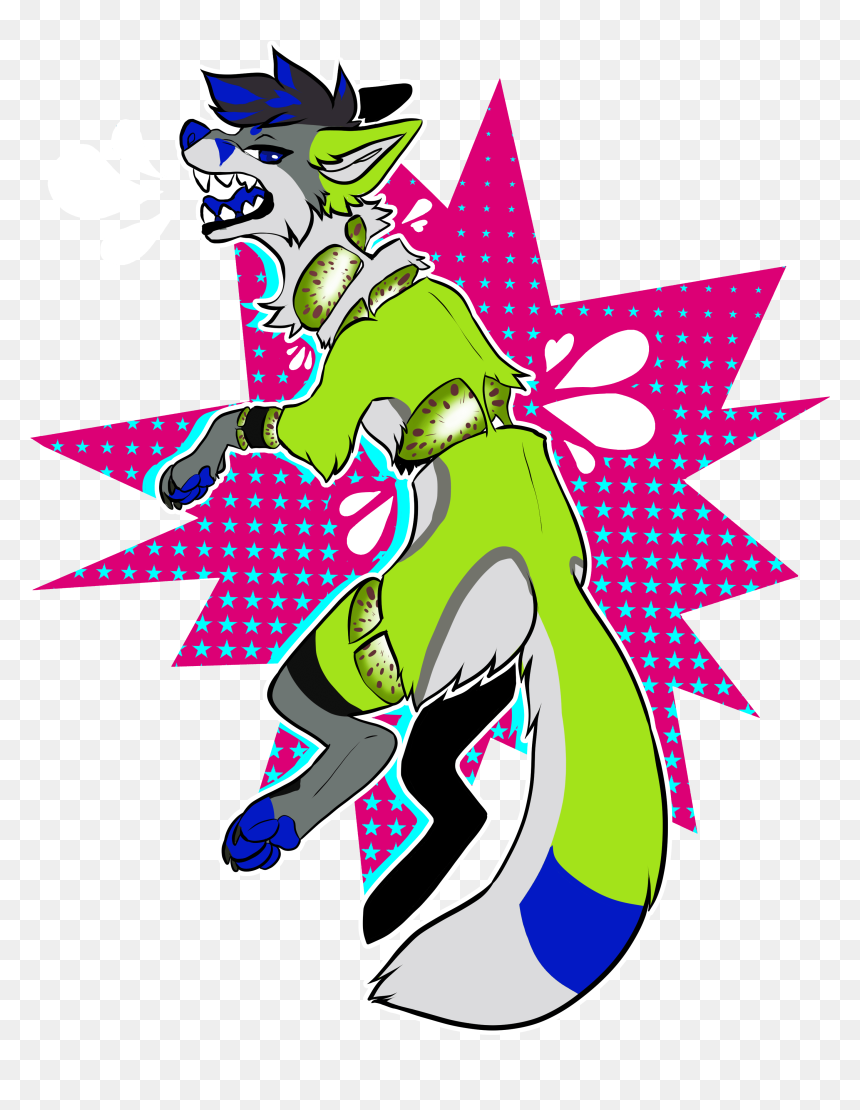 Kiwi Fox Fruit Gore - Cartoon, HD Png Download - gore png
