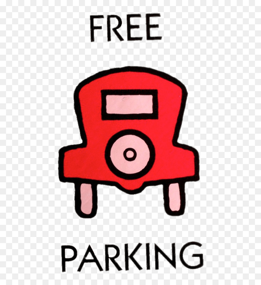 Monopoly Free Parking - Free Parking Symbol Monopoly, HD Png Download - monopoly png