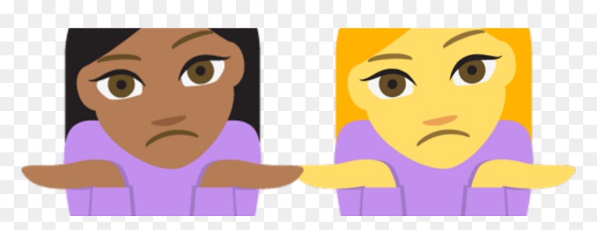 Shrug Funny Emoji Journal - Emoji, HD Png Download - shrug emoji png