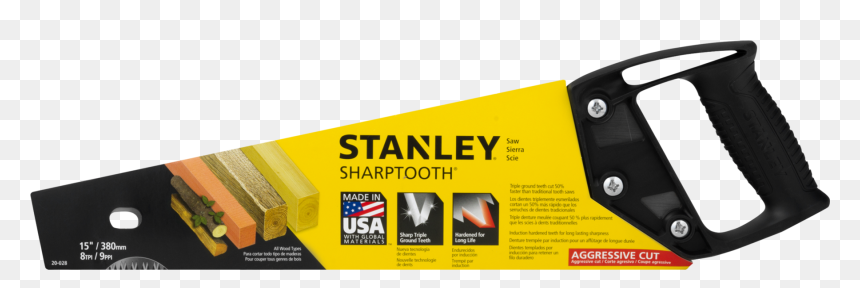 Stanley Sharp Tooth Saw , Png Download - Flyer, Transparent Png - sharp teeth png