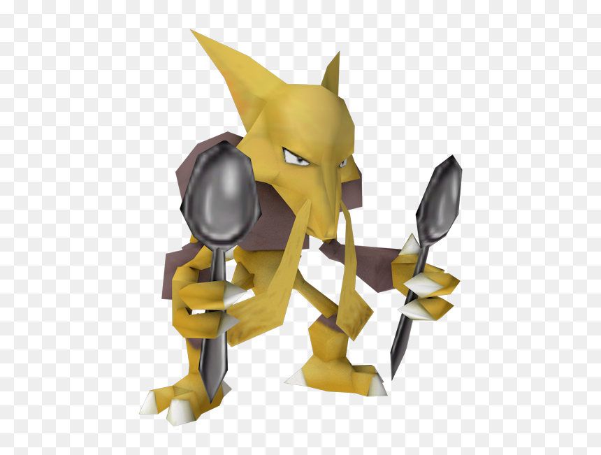 Download Zip Archive - Pokemon Stadium Alakazam, HD Png Download - alakazam png