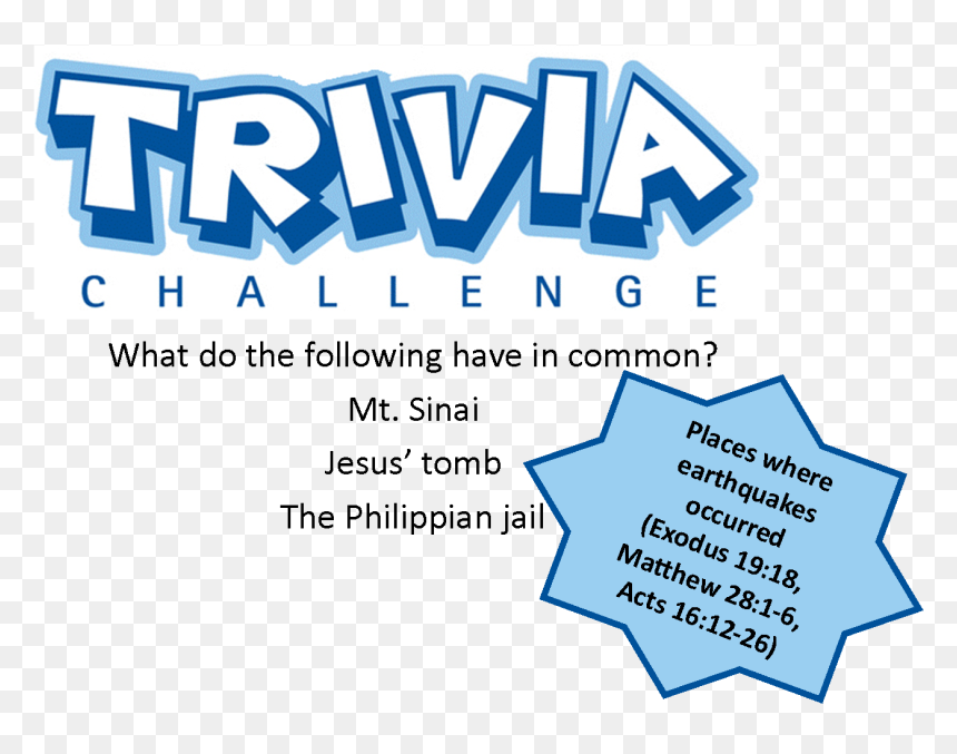 Answer To Previous Trivia Challenge - Trivia Challenge, HD Png Download - trivia png
