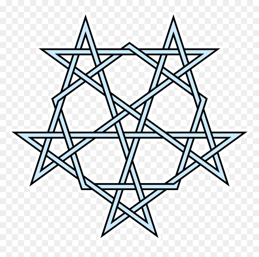 Pentagram In A Pentagon, HD Png Download - pentagon png