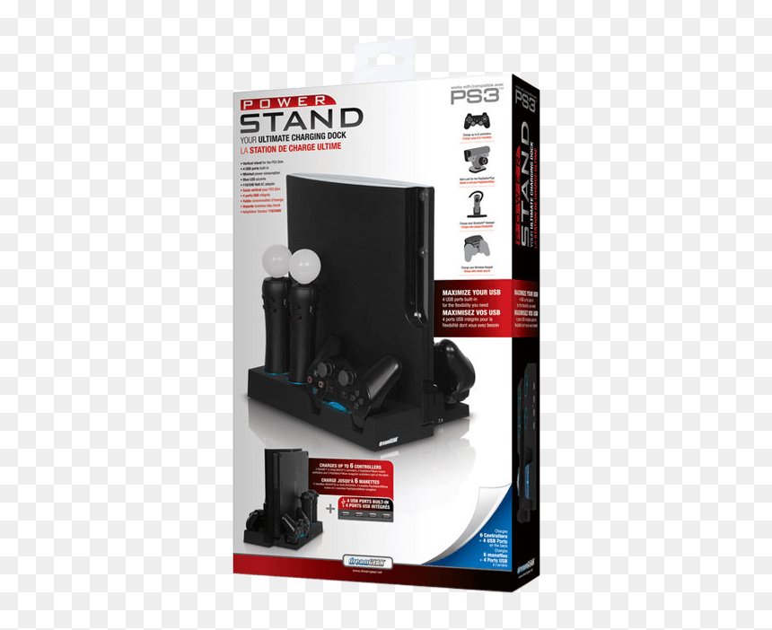Ps3 Move Power Stand, HD Png Download - ps3 png