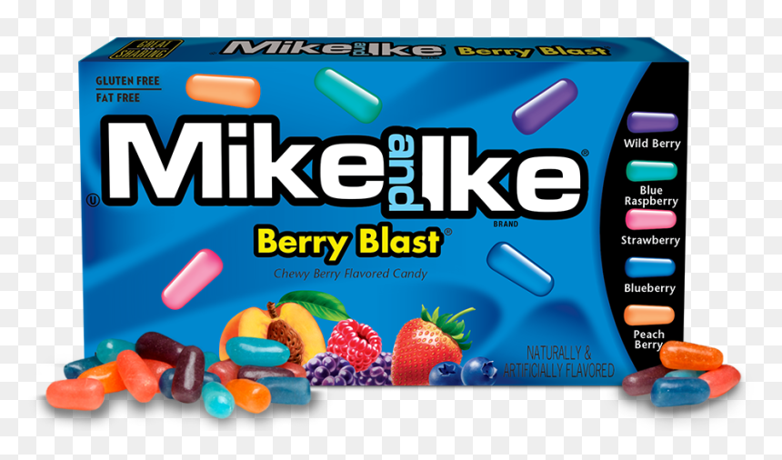 Mi Products Beans Bb 5ozbox - Blue Mike And Ike, HD Png Download - ike png