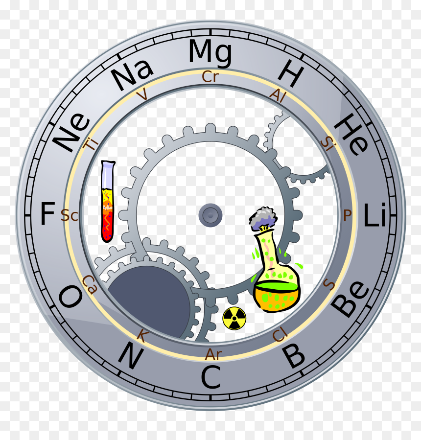 Periodic Table Roman Clock Clip Arts, HD Png Download - periodic table png