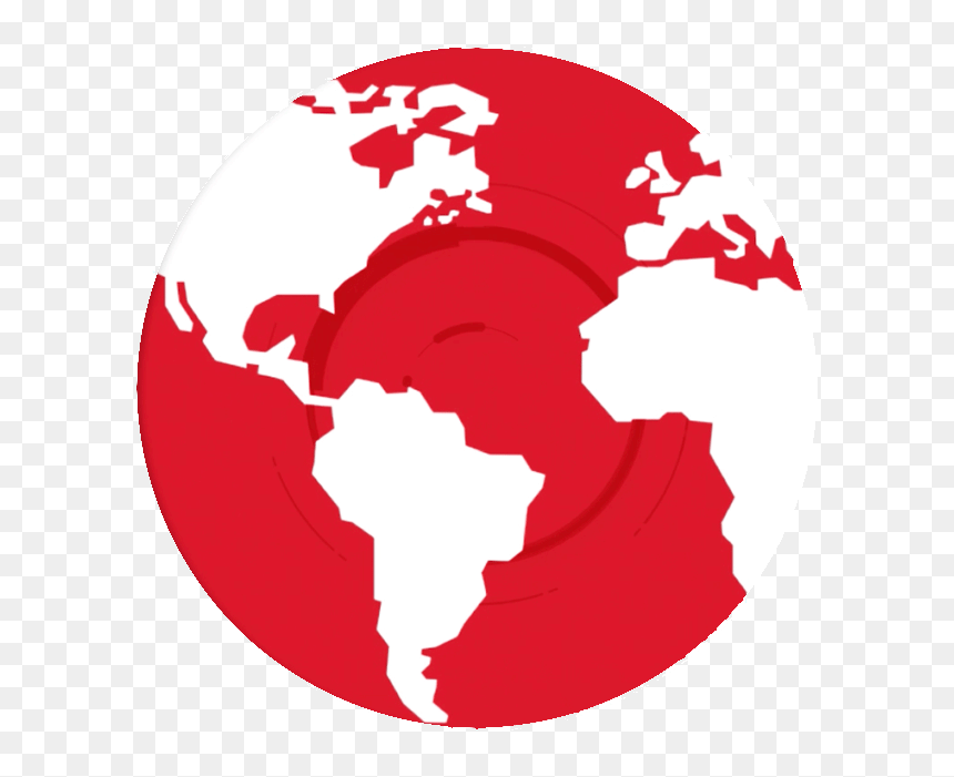2020 Vision Globe - Earth Black And White Png, Transparent Png - continents png