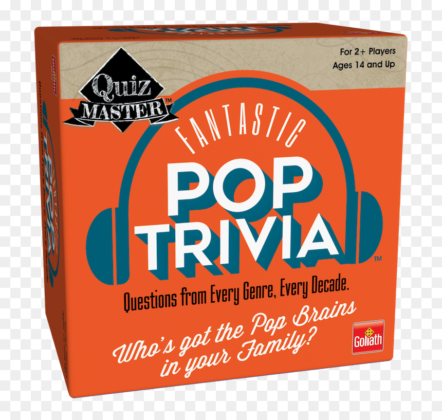 Quiz Master™ Pop Trivia Goliath Games - Carton, HD Png Download - trivia png