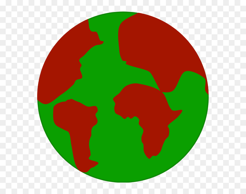 Earth With Continents Separated, HD Png Download - continents png