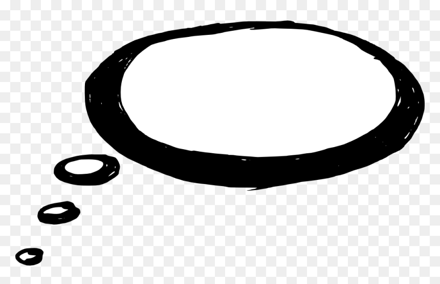 Transparent Thought Bubble Sketch Png - Bubble Circle Vector, Png Download - speech bubble vector png