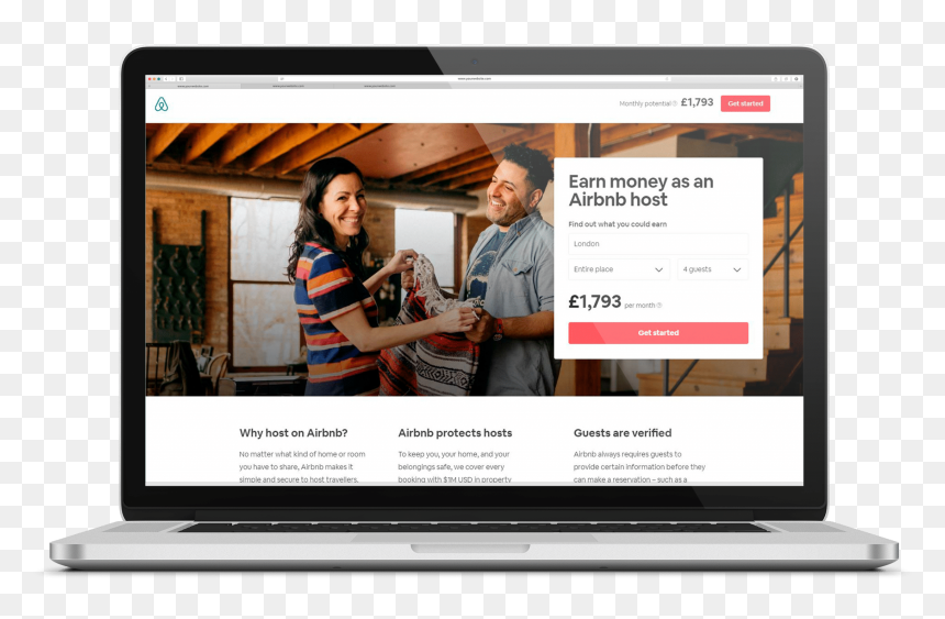 How To Optimise Airbnb Profile - Planilha De Gestão De Contratos, HD Png Download - airbnb png