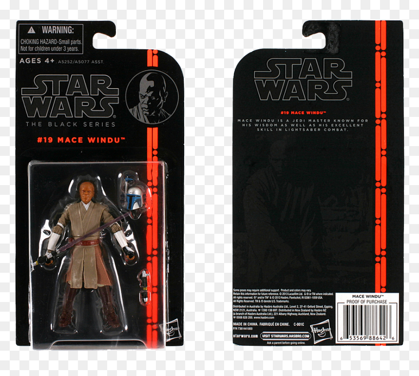 Star Wars: The Black Series, HD Png Download - mace windu png