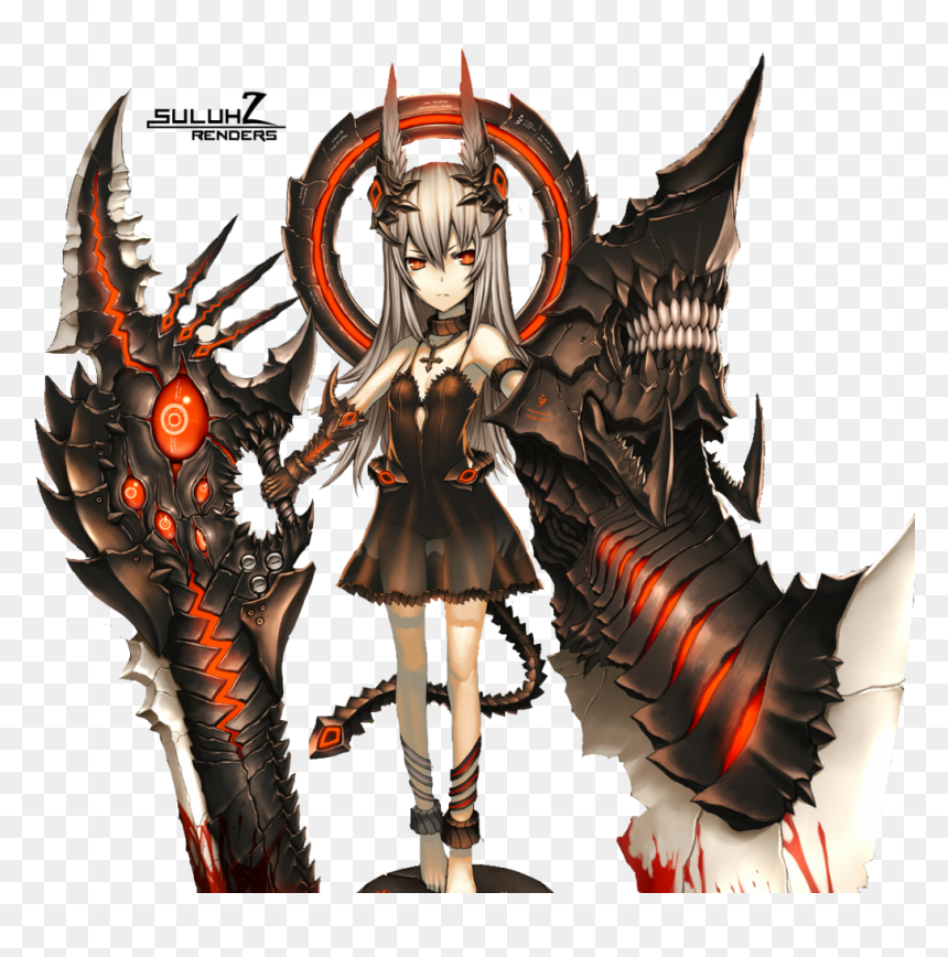 Badass Demon Girl, HD Png Download - badass png