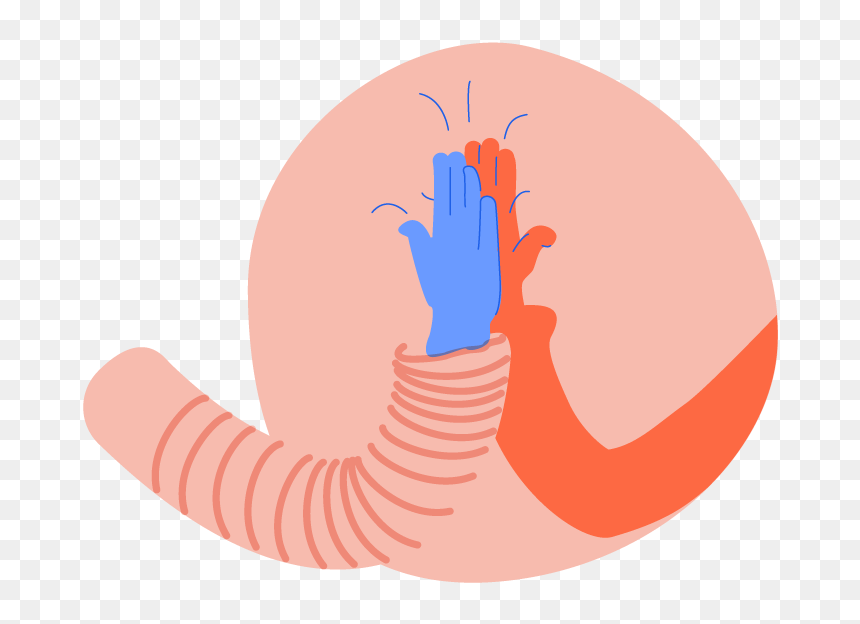 High-five - Illustration, HD Png Download - high five png