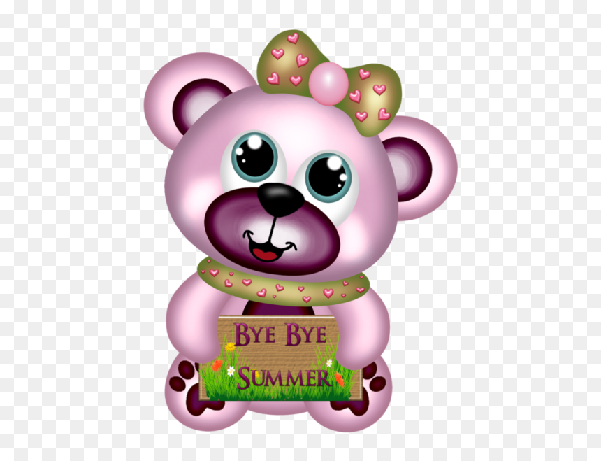 Csd Bye Bye Summerbear 02 - Cartoon, HD Png Download - bye png