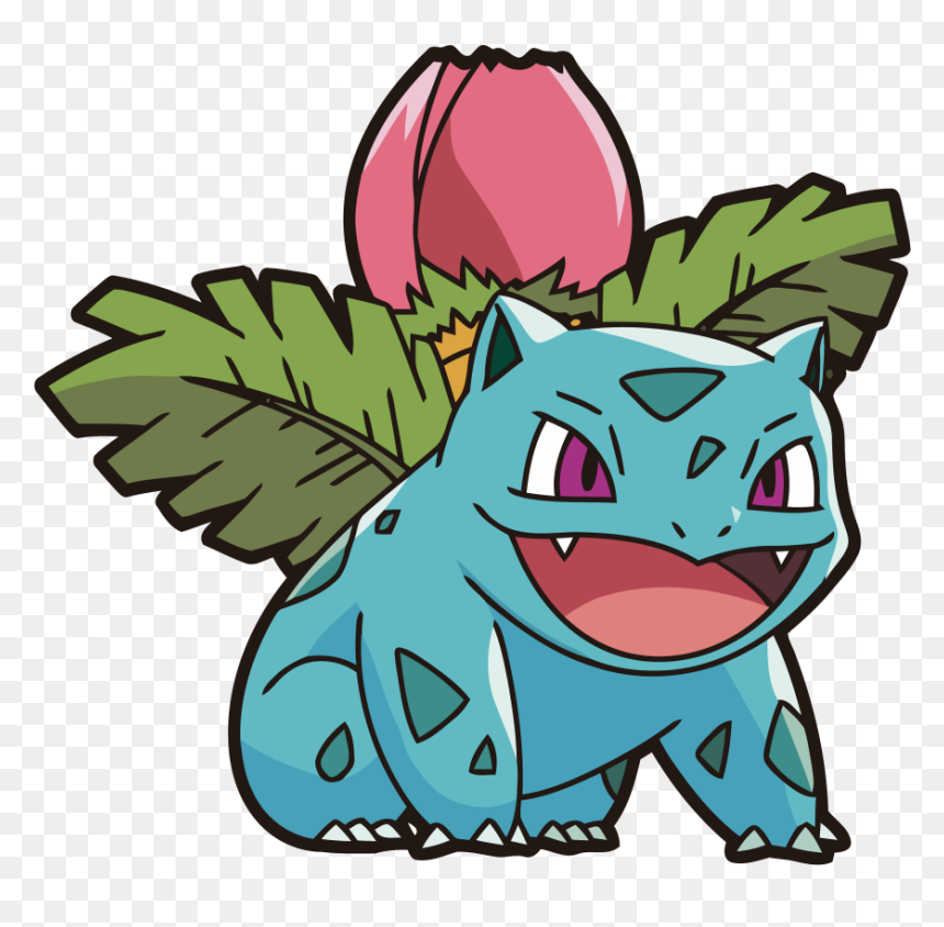 Ivysaur Was A Tough Catch And Escaped Out Of A Lot - Ivysaur Pokemon, HD Png Download - ivysaur png