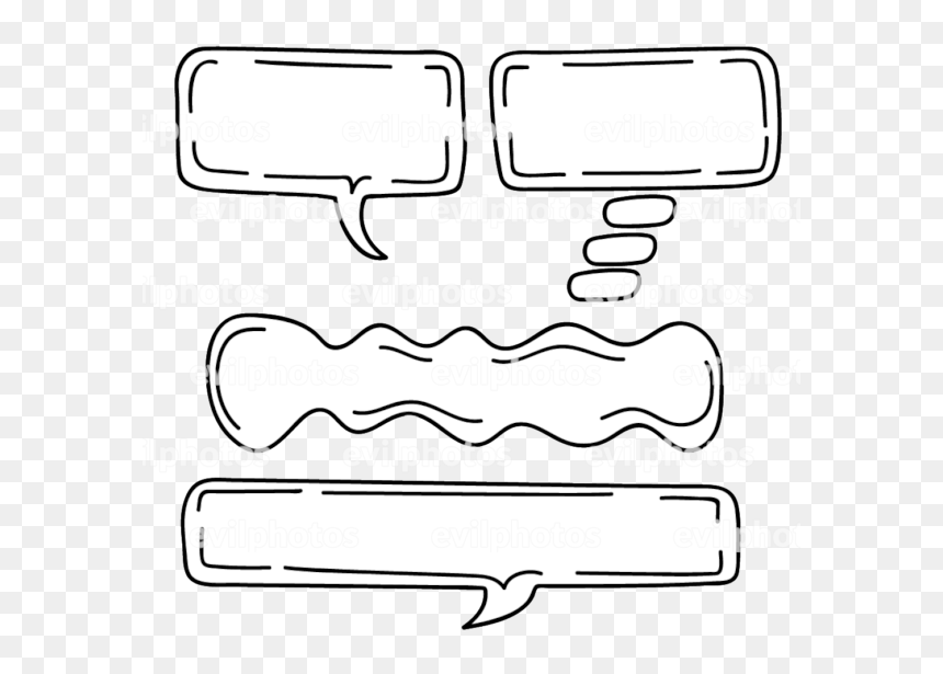 Speech Bubble Drawing Vector And Stock Photo - Rifle, HD Png Download - speech bubble vector png