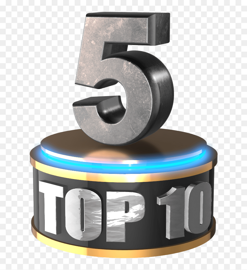 Top 10 Free Png Numbers - Lower Third 3d Tv, Transparent Png - high five png